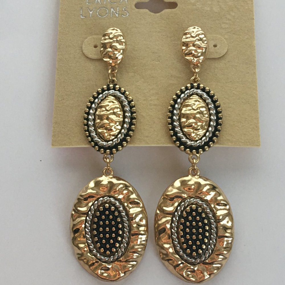 EL by Erica Lyons ~ Metals Drop Earrings